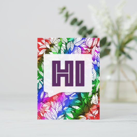 挨拶 ポストカード (スタンド正面)