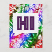 挨拶 ポストカード (正面)