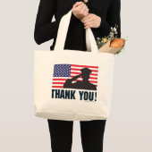 挨拶 ラージトートバッグ (正面(商品))