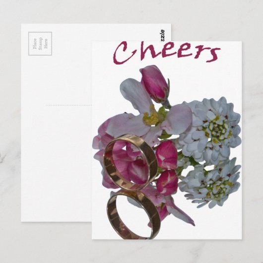 挨拶 – 応援 ポストカード (正面/裏面)