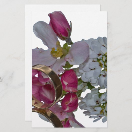 挨拶 – 応援 便箋 (正面/裏面)