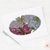 挨拶 – 応援 楕円形シール (封筒)