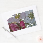 挨拶 – 応援 長方形シール (封筒)