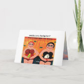 挨拶CARD-YOUはあなたの家族あなたを選ぶことができません カード (裏面)