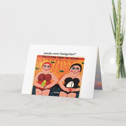 挨拶CARD-YOUはあなたの家族あなたを選ぶことができません カード (裏面)