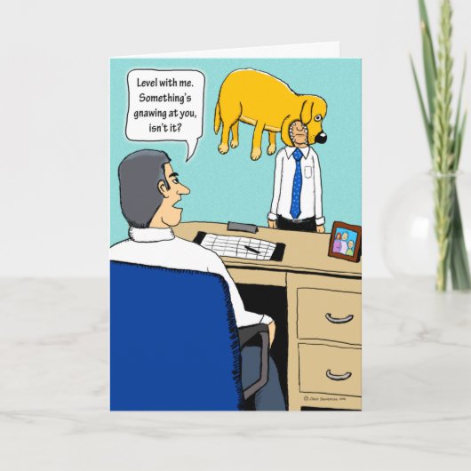 振おもしろいり落とす勇気付けられる カード (正面)