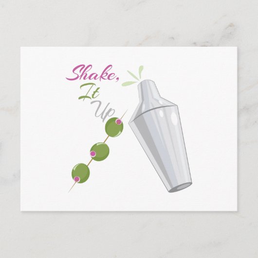 振って上へ ポストカード (正面)