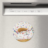 振りかけたドーナツ型冷凍機又はロッカー磁石 マグネット (インサイチュ (食洗機))