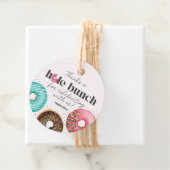 振りかけられたドーナッツサークルメッセージカードパーティー フェイバータグ (インサイチュ)