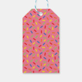 振りかけるドーナツパーソナライズされたギフトラベル ギフトタグ (裏面)