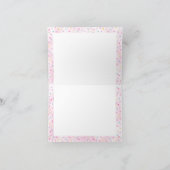 振りかけるドーナツ1stバースデーガールホールディング サンキューカード (内部)