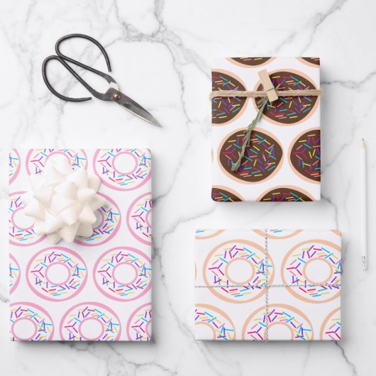 振りかけるドーナツ ラッピングペーパーシート (正面)