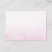 振りかけるドーナツPink Ribbon赤ちゃんシャワーエンクロージャ エンクロージャーカード (裏面)