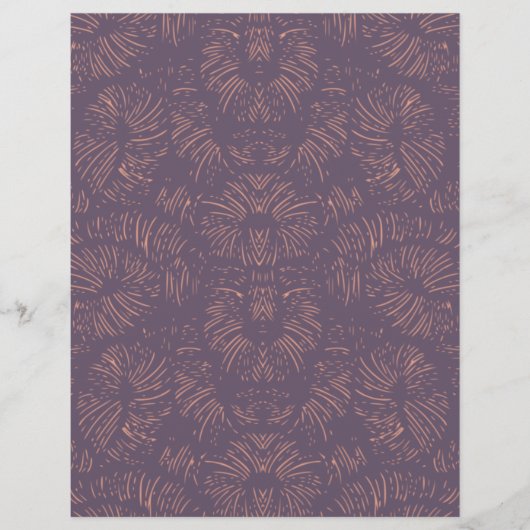 振りかけるパターンスクラップブック紙、 (正面)