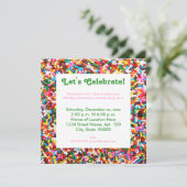 振りかけるパーティの招待状 招待状 (スタンド正面)