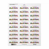 振りかける住所 シール (フルシート)