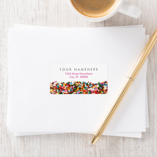 振りかける住所 シール (インサイチュ)