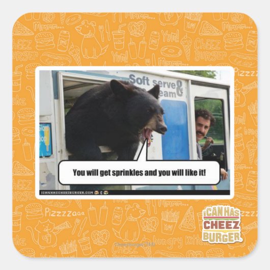 振りかける スクエアシール (正面)