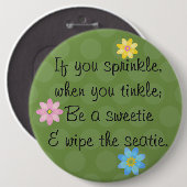 振りかければ、鳴る時; キャンディがあって下さい 缶バッジ (正面&裏面)