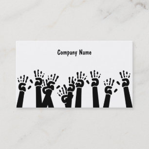 振りますHands、Companyの会社名 名刺