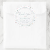 振りカラフル掛けベビー振りありがとう ラウンドシール (バッグ)