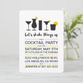 振り上げるカクテルパーティー 招待状 (スタンド正面)