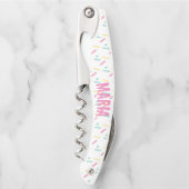 振り付けカラフルモノグラム名 ソムリエナイフ (正面)