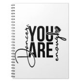振り付け/ジャーナルDancer、あなたは十分である ノートブック (正面)