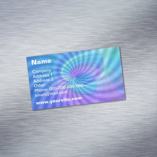 振り回されたハート マグネット名刺 (インサイチュ)