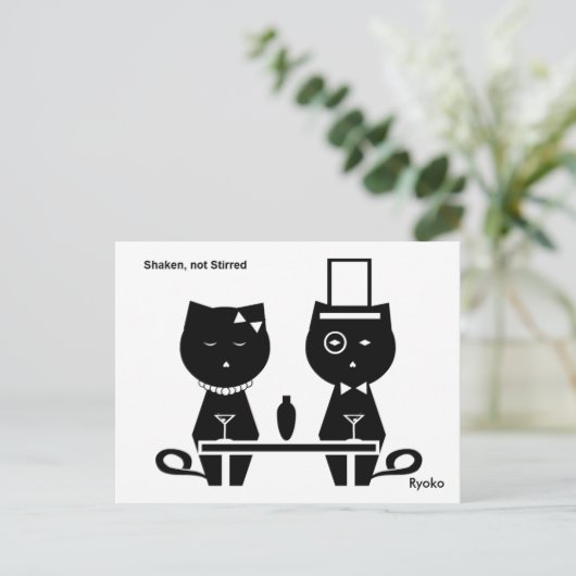 振り回され、かき回されないはがき ポストカード (スタンド正面)