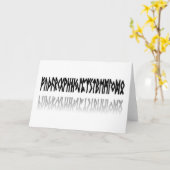 振り回し済み – グリーティングカード (黄色い花)