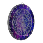 振り子板セット占いゲームの紫 ダーツボード (正面左)