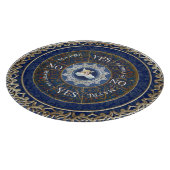 振り子板チャート占いゲーム天使ブルー カッティングボード (角)