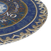 振り子板チャート占いゲーム天使ブルー カッティングボード (角)