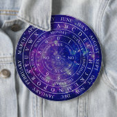 振り子盤図占いゲーム紫宇宙 缶バッジ (インサイチュ)