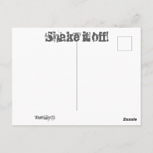 振り払え！ ポストカード (裏面)