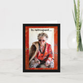 振り返ってみると、カードに考えついていること カード (正面)