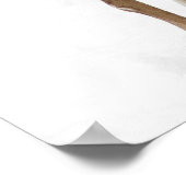 振り返って鹿 ポスター (角)