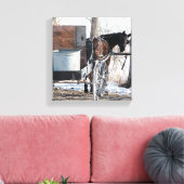 振り返って キャンバスプリント (インサイチュ (リビング))