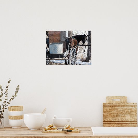 振り返って ポスター (キッチン)