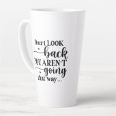 振り返らないで…カフェラテマグ カフェラテマグ (左アングル)