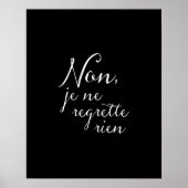 振り返らないで – 後悔はなしフランスの感動的 ポスター (正面)