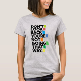 振り返らないで Tシャツ