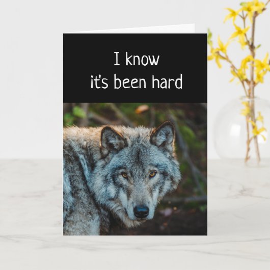 振り返らない感動的やる気を起こさせる引用文 カード (黄色い花)