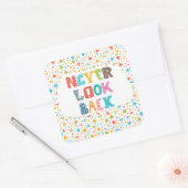 振り返らない スクエアシール (封筒)