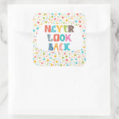 振り返らない スクエアシール (バッグ)