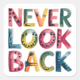 振り返らない スクエアシール