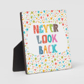 振り返らない フォトプラーク (正面)