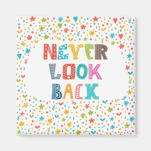 振り返らない マグネット (正面)