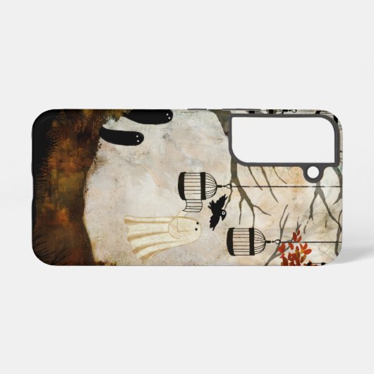 振り返らない SAMSUNG GALAXYケース (裏面横)